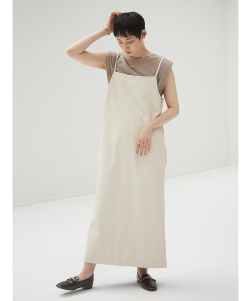 armonia(アルモニーア)の「armonia・フェイクレザーワンピース*(ワンピース・レディース・ミント/アイボリー・FREE)」の6枚目の写真