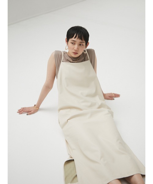 armonia(アルモニーア)の「armonia・フェイクレザーワンピース*(ワンピース・レディース・ミント/アイボリー・FREE)」の8枚目の写真