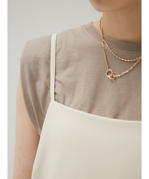 armonia(アルモニーア)の「armonia・フェイクレザーワンピース*(ワンピース・レディース・ミント/アイボリー・FREE)」の10枚目の写真