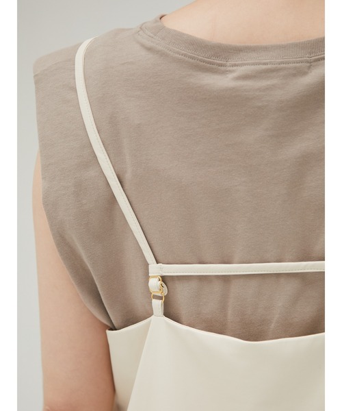 armonia(アルモニーア)の「armonia・フェイクレザーワンピース*(ワンピース・レディース・ミント/アイボリー・FREE)」の13枚目の写真