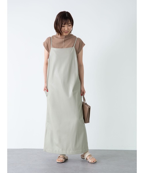 armonia(アルモニーア)の「armonia・フェイクレザーワンピース*(ワンピース・レディース・ミント/アイボリー・FREE)」の18枚目の写真