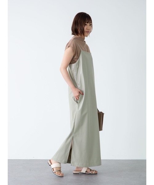 armonia(アルモニーア)の「armonia・フェイクレザーワンピース*(ワンピース・レディース・ミント/アイボリー・FREE)」の20枚目の写真