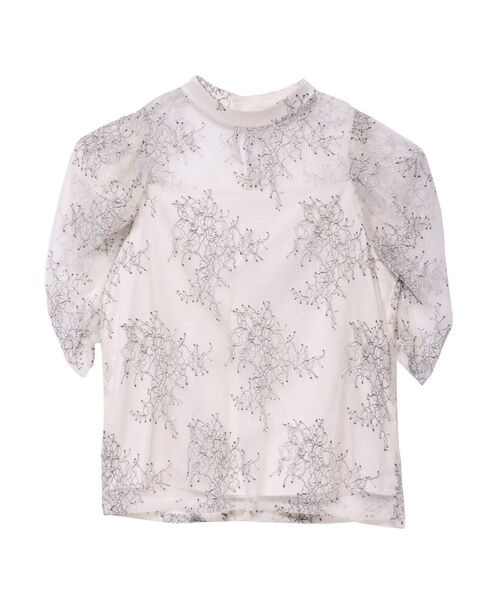 LAGUNAMOON（ラグナムーン）の「ショルダータックレースブラウス（シャツ/ブラウス・レディース・ホワイト/ブラック/ブラウン・FREE）」の2枚目の写真