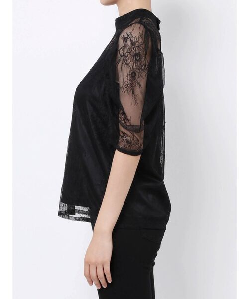 LAGUNAMOON（ラグナムーン）の「ショルダータックレースブラウス（シャツ/ブラウス・レディース・ホワイト/ブラック/ブラウン・FREE）」の5枚目の写真