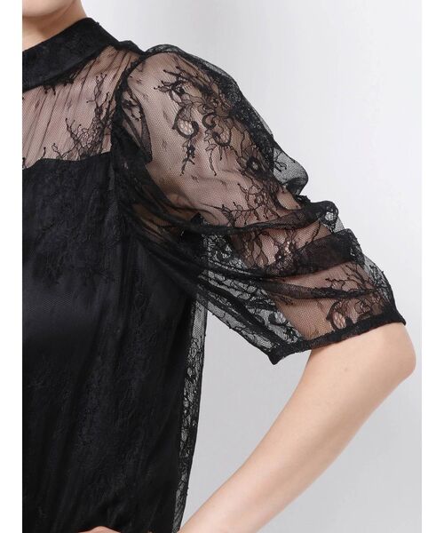 LAGUNAMOON（ラグナムーン）の「ショルダータックレースブラウス（シャツ/ブラウス・レディース・ホワイト/ブラック/ブラウン・FREE）」の8枚目の写真