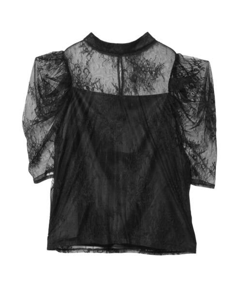 LAGUNAMOON（ラグナムーン）の「ショルダータックレースブラウス（シャツ/ブラウス・レディース・ホワイト/ブラック/ブラウン・FREE）」の15枚目の写真