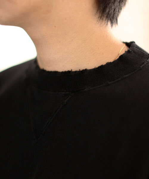 scair（スケアー）の「scair / Vintage スウェット（スウェット・メンズ・ブラック/オリーブ・4/3/2）」の3枚目の写真