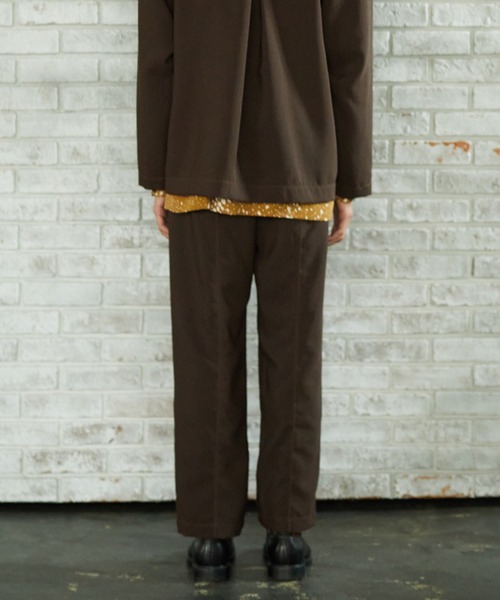 TAUPE(トープ)の「【TAUPE/トープ】 エアークロスエンブロイダリーパンツ(スラックス・メンズ・ネイビー/ブラウン・1/2)」の13枚目の写真