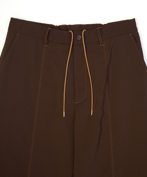 TAUPE(トープ)の「【TAUPE/トープ】 エアークロスエンブロイダリーパンツ(スラックス・メンズ・ネイビー/ブラウン・1/2)」の18枚目の写真