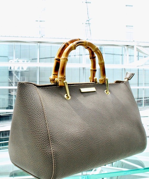 KATIE LOXTON（ケイティロクストン）の「【KATIE LOXTON】バンブートート（トートバッグ・レディース・ベージュ/ブラウン・FREE）」の19枚目の写真