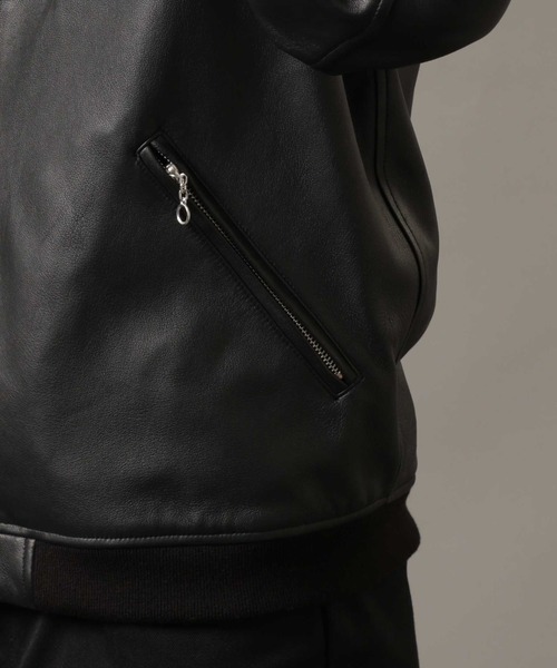 AVIREX(アヴィレックス)の「【RETRO GRADE/レトログレード】フライトジャケット/ FLIGHT JACKET(ブルゾン・メンズ・ブラック・MEDIUM/LARGE/X-LARGE/XX-LARGE/X-SMALL/SMALL)」の8枚目の写真