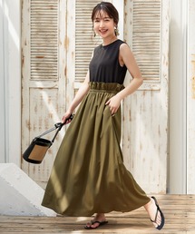 KOBE LETTUCE | ウエストギャザーフレアワンピース(ワンピース)