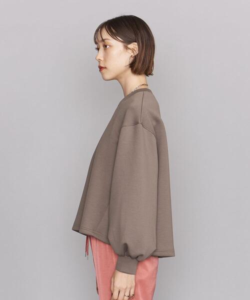 BEAUTY&YOUTH UNITED ARROWS（ビューティーアンドユースユナイテッドアローズ）の「BY ダンボールクルーネック袖ボリュームプルオーバー ∴◆（Tシャツ/カットソー・レディース・ブラック/オフホワイト/コバルトブルー/モカ/その他3・FREE）」の7枚目の写真