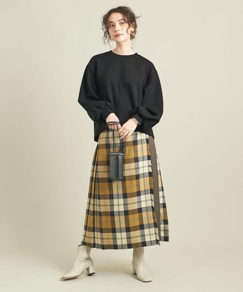 BEAUTY&YOUTH UNITED ARROWS（ビューティーアンドユースユナイテッドアローズ）の「BY ダンボールクルーネック袖ボリュームプルオーバー ∴◆（Tシャツ/カットソー・レディース・ブラック/オフホワイト/コバルトブルー/モカ/その他3・FREE）」の16枚目の写真