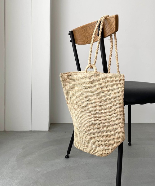 CANAL JEAN（キャナルジーン）の「MADE IN MADA(メイドインマダ) "JOHN L BAG"リュック（かごバッグ・レディース・ナチュラル・ONE SIZE）」の2枚目の写真