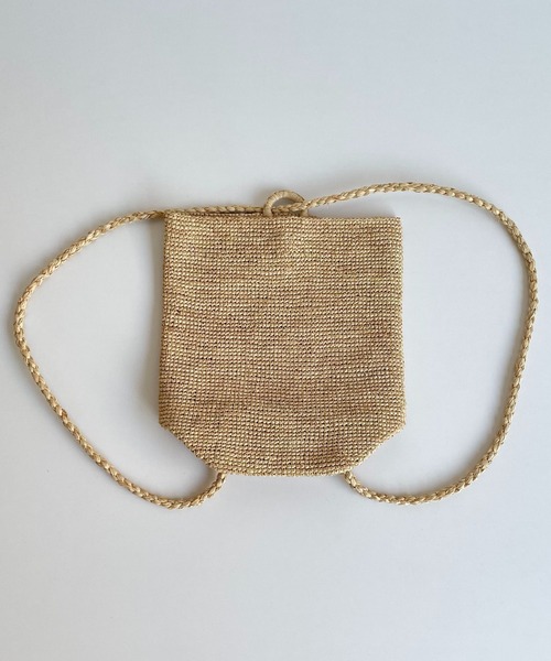 CANAL JEAN（キャナルジーン）の「MADE IN MADA(メイドインマダ) "JOHN L BAG"リュック（かごバッグ・レディース・ナチュラル・ONE SIZE）」の6枚目の写真