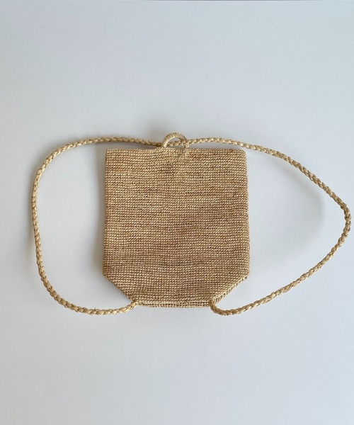CANAL JEAN（キャナルジーン）の「MADE IN MADA(メイドインマダ) "JOHN L BAG"リュック（かごバッグ・レディース・ナチュラル・ONE SIZE）」の8枚目の写真