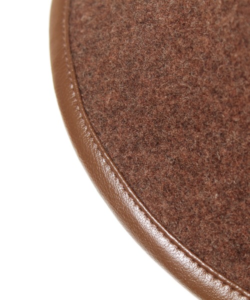 14+（イチヨンプラス）の「パイピングウールバケットハット（ハット・レディース・ブラック/ベージュ/ブラウン/オフホワイト・FREE/LARGE）」の7枚目の写真