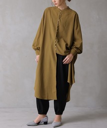 osharewalker | 『ボザム切替スリットワンピース』(シャツワンピース)