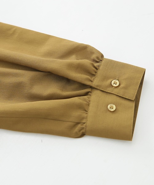 osharewalker（オシャレウォーカー）の「【廃盤】『ボザム切替スリットワンピース』（シャツワンピース・レディース・ブラック/パープル/オリーブ・FREE）」の21枚目の写真