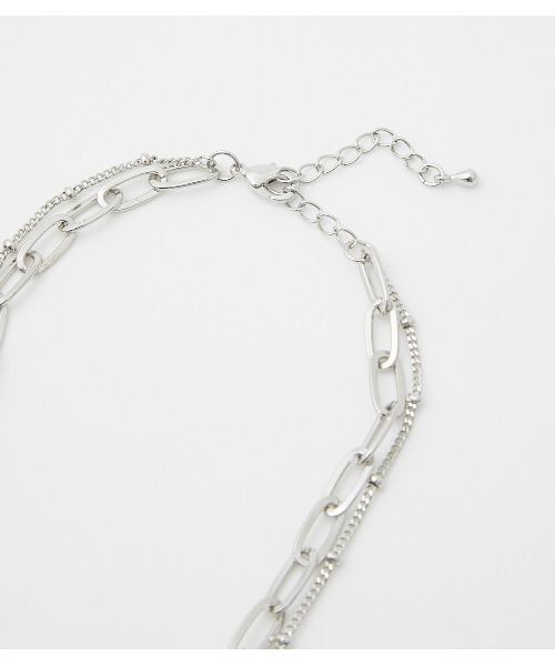 AZUL by moussy（アズールバイマウジー）の「DOUBLE CHAIN COIN NECKLACE / ダブルチェーンコインネックレス（ネックレス・レディース・ゴールド系その他/シルバー・FREE）」の13枚目の写真