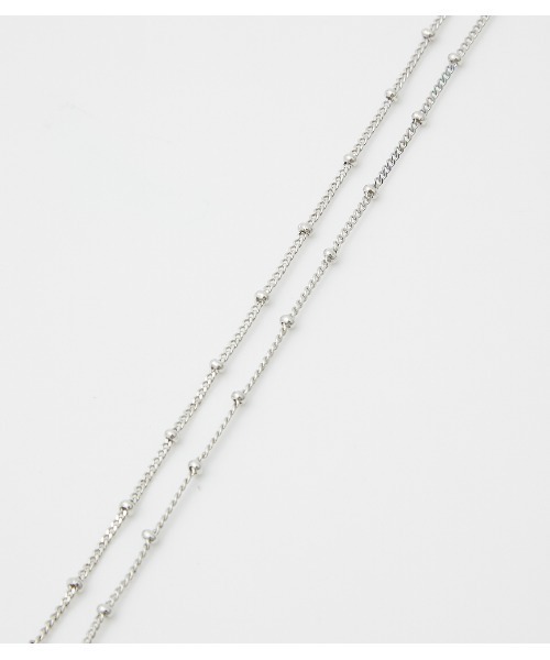 AZUL by moussy（アズールバイマウジー）の「DOUBLE CHAIN COIN NECKLACE / ダブルチェーンコインネックレス（ネックレス・レディース・ゴールド系その他/シルバー・FREE）」の14枚目の写真