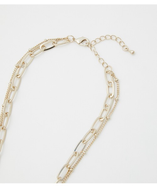 AZUL by moussy（アズールバイマウジー）の「DOUBLE CHAIN COIN NECKLACE / ダブルチェーンコインネックレス（ネックレス・レディース・ゴールド系その他/シルバー・FREE）」の7枚目の写真