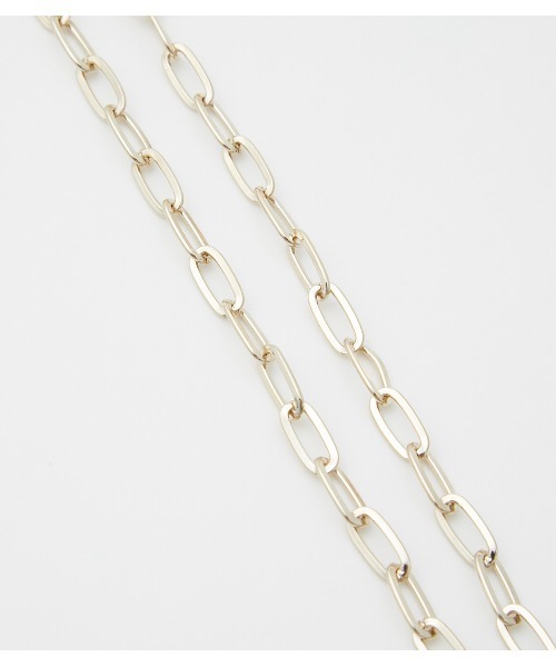 AZUL by moussy（アズールバイマウジー）の「DOUBLE CHAIN COIN NECKLACE / ダブルチェーンコインネックレス（ネックレス・レディース・ゴールド系その他/シルバー・FREE）」の9枚目の写真