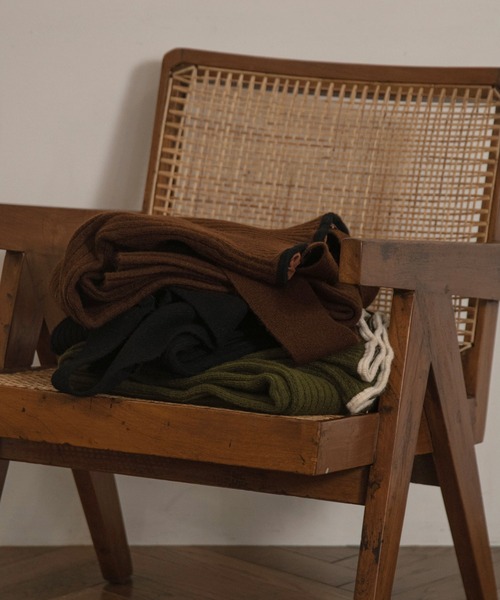 lawgy(ラウジー)の「one shoulder rib knit pants(その他パンツ・レディース・ブラック/ブラウン/グリーン・FREE)」の15枚目の写真