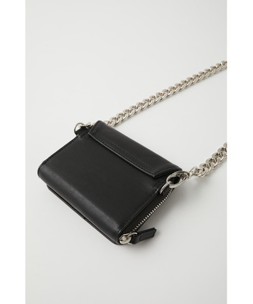 MOUSSY(マウジー)の「THICK CHAIN MINI ウォレット(ショルダーバッグ・レディース・アイボリー/ブラック/ブラウン系その他・FREE)」の5枚目の写真
