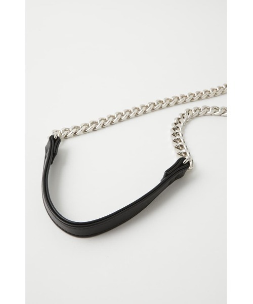 MOUSSY(マウジー)の「THICK CHAIN MINI ウォレット(ショルダーバッグ・レディース・アイボリー/ブラック/ブラウン系その他・FREE)」の7枚目の写真