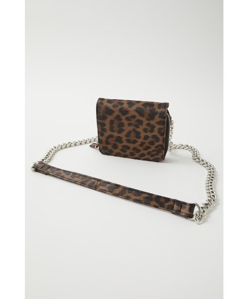 MOUSSY(マウジー)の「THICK CHAIN MINI ウォレット(ショルダーバッグ・レディース・アイボリー/ブラック/ブラウン系その他・FREE)」の15枚目の写真
