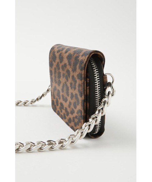 MOUSSY(マウジー)の「THICK CHAIN MINI ウォレット(ショルダーバッグ・レディース・アイボリー/ブラック/ブラウン系その他・FREE)」の16枚目の写真