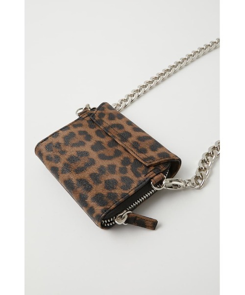 MOUSSY(マウジー)の「THICK CHAIN MINI ウォレット(ショルダーバッグ・レディース・アイボリー/ブラック/ブラウン系その他・FREE)」の17枚目の写真