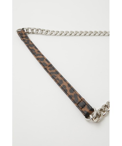 MOUSSY(マウジー)の「THICK CHAIN MINI ウォレット(ショルダーバッグ・レディース・アイボリー/ブラック/ブラウン系その他・FREE)」の19枚目の写真