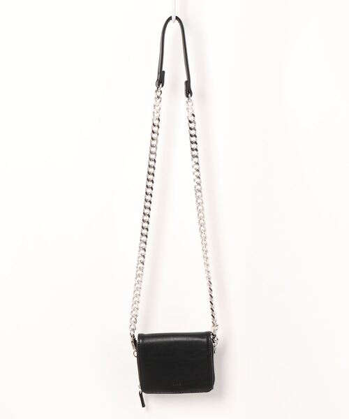 MOUSSY(マウジー)の「THICK CHAIN MINI ウォレット(ショルダーバッグ・レディース・アイボリー/ブラック/ブラウン系その他・FREE)」の12枚目の写真