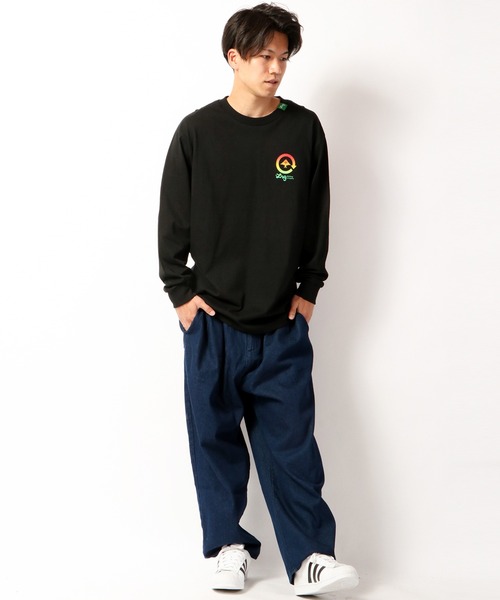 LRG（エルアールジー）の「LRG ロゴプリントロンT（Tシャツ/カットソー・メンズ・ブラック/カモフラージュ/ブラック系その他・2XL/M/XL/L）」の4枚目の写真