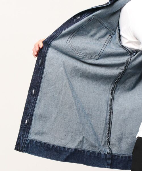 Guess（ゲス）の「Seraya Shacket（シャツ/ブラウス・レディース・インディゴブルー・SMALL/MEDIUM/LARGE）」の3枚目の写真