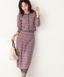 ワンピース ドレス ピンク 桃色系 ツイード ファッション通販 Zozotown