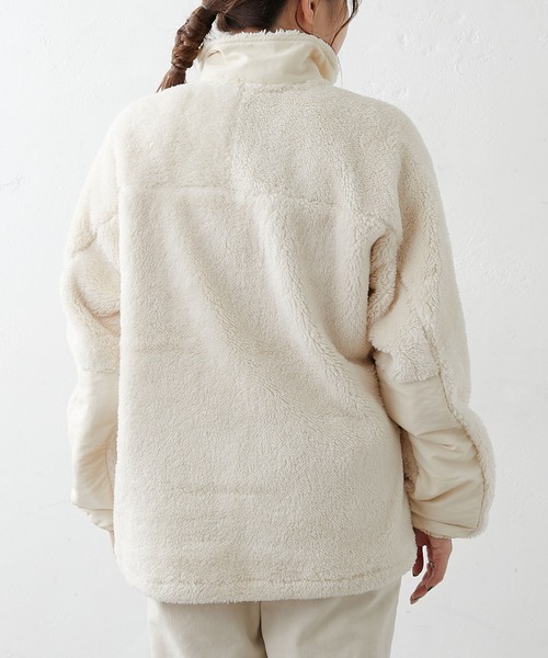 GERRY(ジェリー)の「【GERRY】BOA HALF JACKET/ボアハーフジャケット(その他アウター・レディース・オフホワイト/ブラック/グレー・FREE)」の13枚目の写真