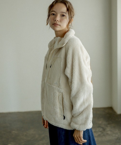 GERRY(ジェリー)の「【GERRY】BOA HALF JACKET/ボアハーフジャケット(その他アウター・レディース・オフホワイト/ブラック/グレー・FREE)」の21枚目の写真