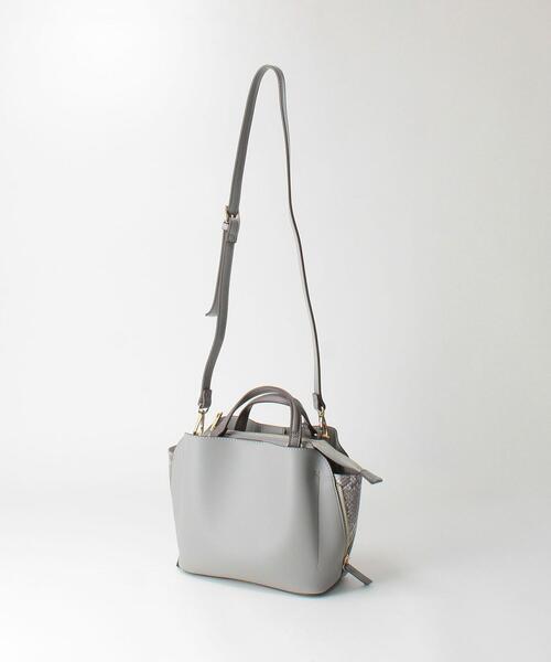 closet story（クローゼットストーリー）の「＜closet story（クローゼットストーリー）＞サイドジップ 2WAY ショルダーバッグ（ショルダーバッグ・レディース・ライトグレー/ライトピンク・FREE）」の10枚目の写真