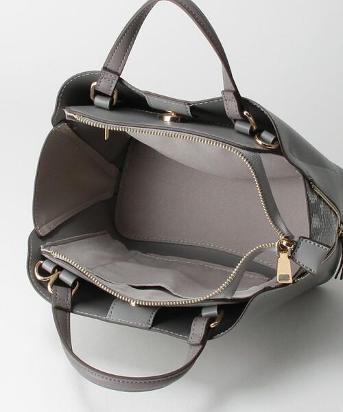 closet story（クローゼットストーリー）の「＜closet story（クローゼットストーリー）＞サイドジップ 2WAY ショルダーバッグ（ショルダーバッグ・レディース・ライトグレー/ライトピンク・FREE）」の5枚目の写真