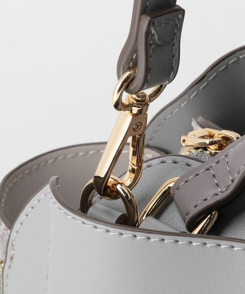 closet story（クローゼットストーリー）の「＜closet story（クローゼットストーリー）＞サイドジップ 2WAY ショルダーバッグ（ショルダーバッグ・レディース・ライトグレー/ライトピンク・FREE）」の3枚目の写真