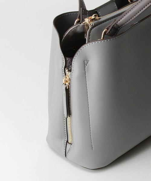 closet story（クローゼットストーリー）の「＜closet story（クローゼットストーリー）＞サイドジップ 2WAY ショルダーバッグ（ショルダーバッグ・レディース・ライトグレー/ライトピンク・FREE）」の11枚目の写真