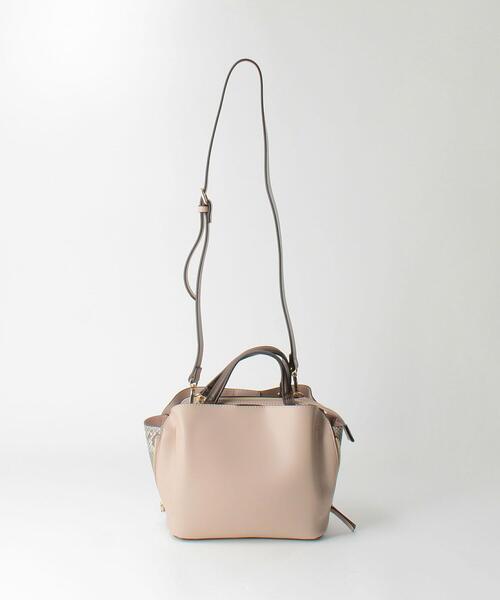 closet story（クローゼットストーリー）の「＜closet story（クローゼットストーリー）＞サイドジップ 2WAY ショルダーバッグ（ショルダーバッグ・レディース・ライトグレー/ライトピンク・FREE）」の13枚目の写真