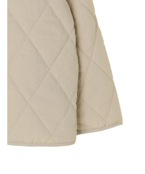 Green　Parks（グリーンパークス）の「キルトショートブルゾン＊（ブルゾン・レディース・カーキ/イエロー/ライトベージュ/ブラック・FREE）」の16枚目の写真