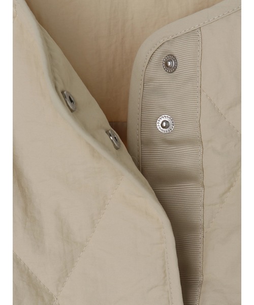 Green　Parks（グリーンパークス）の「キルトショートブルゾン＊（ブルゾン・レディース・カーキ/イエロー/ライトベージュ/ブラック・FREE）」の14枚目の写真