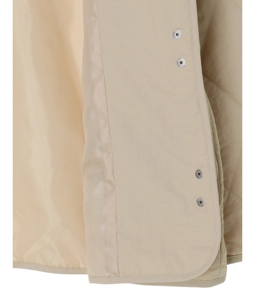 Green　Parks（グリーンパークス）の「キルトショートブルゾン＊（ブルゾン・レディース・カーキ/イエロー/ライトベージュ/ブラック・FREE）」の10枚目の写真