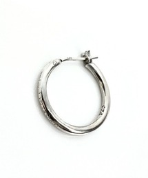 GODSIZE ゴッドサイズ THIN HOOP raised by wolves [LARGE]  シンフープピアス レイズド バイ ウルヴス L 片耳用